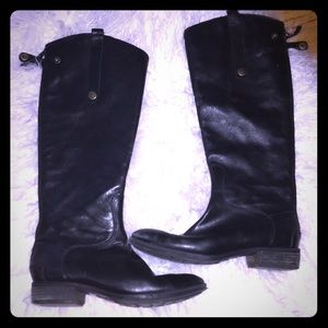 Sam Edelman black leather Penny riding boots💋